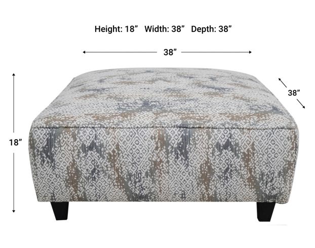 Fusion Crossroads Mineral Cocktail Ottoman large image number 5