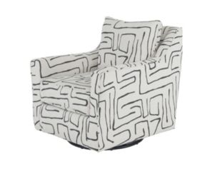 Fusion Durango Fossil Ebony Swivel Accent Chair