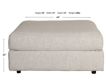 Fusion Durango Pewter Ottoman small image number 5