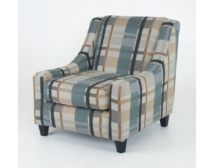 Fusion Silversmith Luca Glass Accent Chair