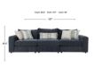 Fusion Elise Ink 3-Piece Sectional small image number 8