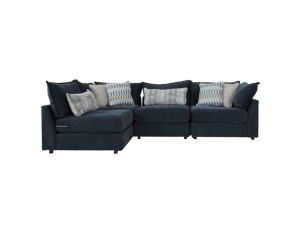 Fusion Luxe Living Elise Ink Blue 4-Piece Sectional