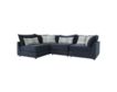 Fusion Luxe Living Elise Ink Blue 4-Piece Sectional small image number 3