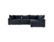 Fusion Luxe Living Elise Ink Blue 4-Piece Sectional small image number 9