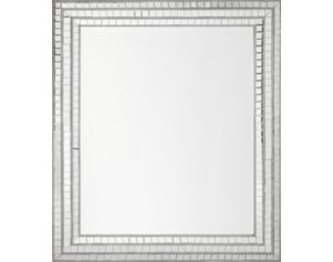 Garber Corp 40" x 50" Mosaic Silver Mirror