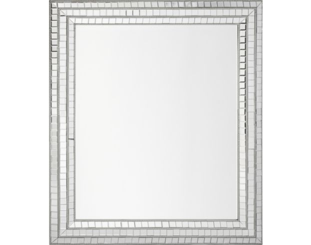 Garber Corp 40" x 50" Mosaic Silver Mirror large image number 1
