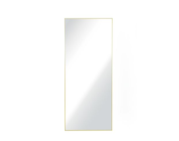 Garber Corp 24" x 60" Brass Leaner Mirror large image number 1