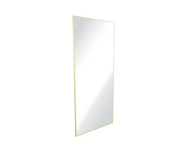 Garber Corp 24" x 60" Brass Leaner Mirror large image number 2