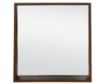Garber Corp 28" x 28" Brown Square Mirror small image number 1
