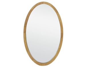Garber Corp 20" x 32" Natural Oval Mirror