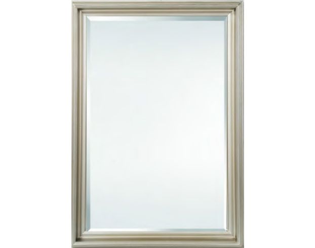 Garber Corp 29" x 41" Silver Wood Mirror large image number 1