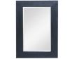 Garber Corp 31" x 43" Black Wood Mirror small image number 1