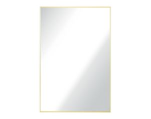 Garber Corp 24" x 36" Brass Rectangle Mirror