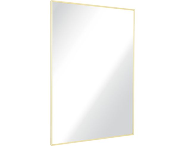 Garber Corp 24" x 36" Brass Rectangle Mirror large image number 2