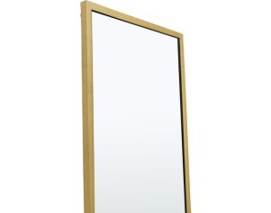 Garber Corp Gold Metal Leaner Mirror