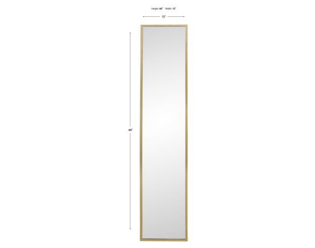 Garber Corp Gold Metal Leaner Mirror large image number 3