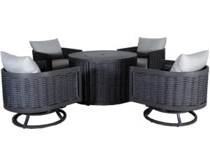 Gather Craft Royal Outdoor 5-Piece Fire Pit Set