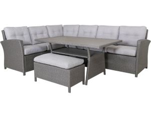 Gather Craft Fairmont Sectional With Table & Ottoman