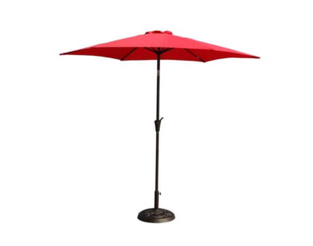 Gather Craft Umbrella Collection Red 9' Crank Tilt Umbrella large image number 1