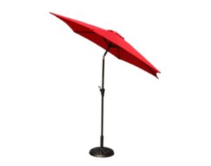 Gather Craft Umbrella Collection Red 9' Crank Tilt Umbrella
