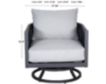 Gather Craft Royal Outdoor Swivel Chair small image number 7
