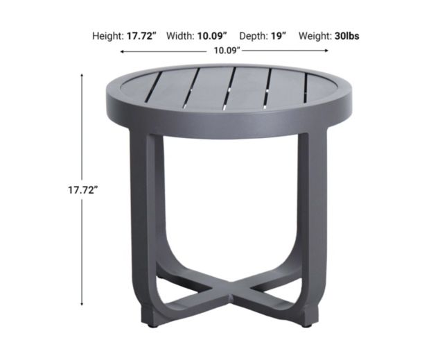 Gather Craft Royal Outdoor End Table large image number 5