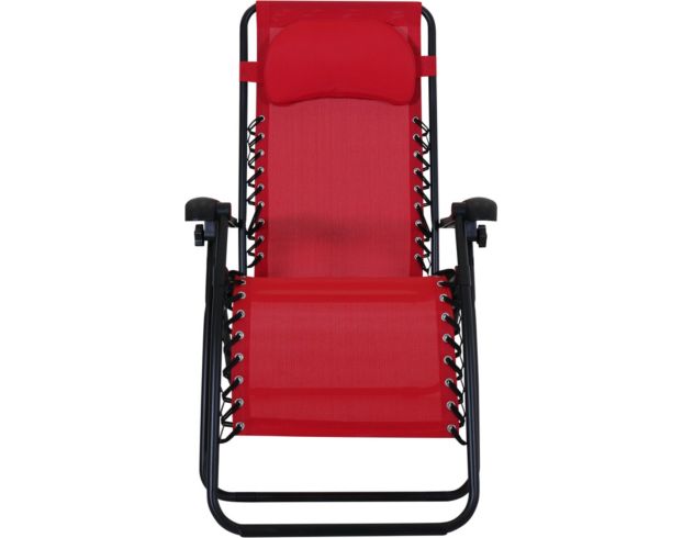Golden Hill Zero Gravity Chair Red Gravity Chair large image number 1