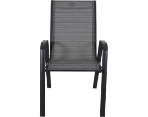 Golden Hill Gray Stackable Sling Chair