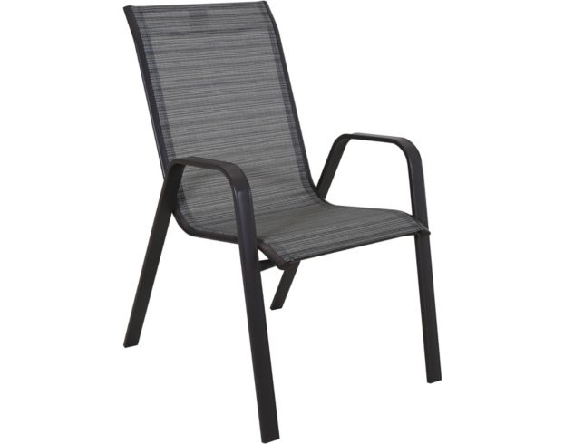 Golden Hill Gray Stackable Sling Chair large image number 2