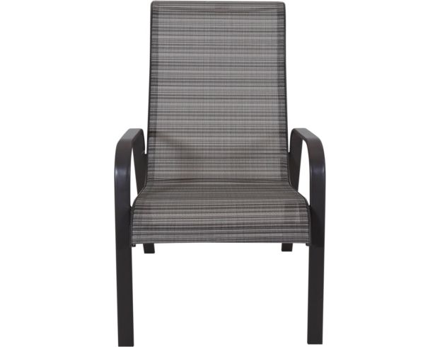 Red sling deals back patio chairs