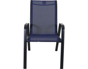 Red Line Creation Navy Stackable Sling Chair