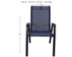 Red Line Creation Navy Stackable Sling Chair small image number 3