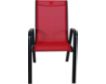 Golden Hill Red Stackable Sling Chair small image number 1