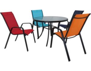 Red Line Creation 5-Piece 40 Inch Outdoor Dining Set