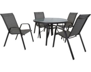 Red Line Creation 5-Piece 45 Inch Outdoor Dining Set