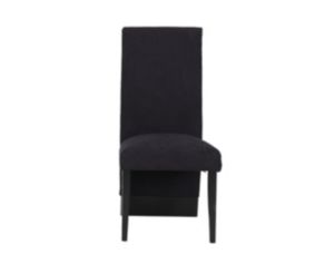 Global Furniture D12 Collection Black Velvet Dining Chair