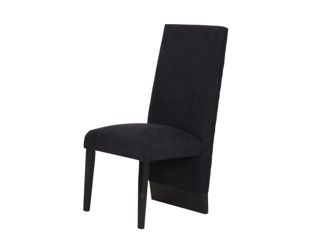 Global Furniture D12 Collection Black Velvet Dining Chair large image number 2