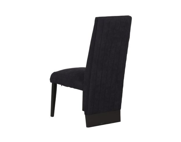 Global Furniture D12 Collection Black Velvet Dining Chair large image number 4