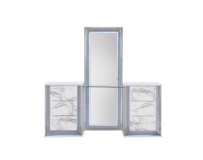 Global Ylime White Marble Vanity