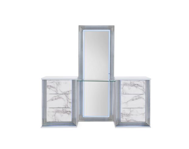 Global Ylime White Marble Vanity large image number 1