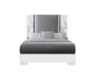 Global Ylime White Marble Queen Bed small image number 1