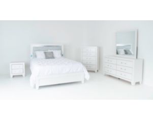 Global Luccia 4-Piece Queen Bedroom Set