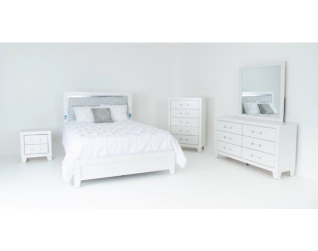 Global Luccia 4-Piece Queen Bedroom Set large image number 1