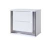 Global Ylime Smooth White Nightstand small image number 2