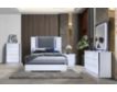 Global Ylime Smooth White Nightstand small image number 4