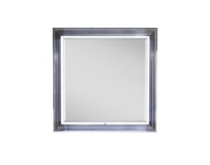 Global Ylime Smooth White Dresser Mirror