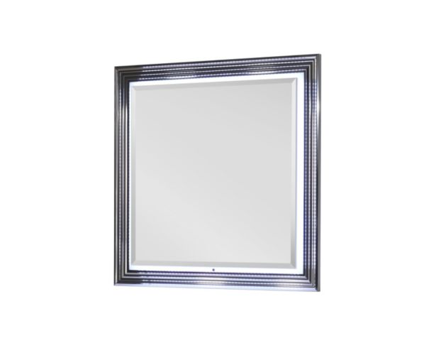 Global Ylime Smooth White Dresser Mirror large image number 2