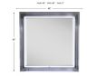 Global Ylime Smooth White Dresser Mirror small image number 5