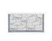 Global Ylime White Marble Dresser small image number 1