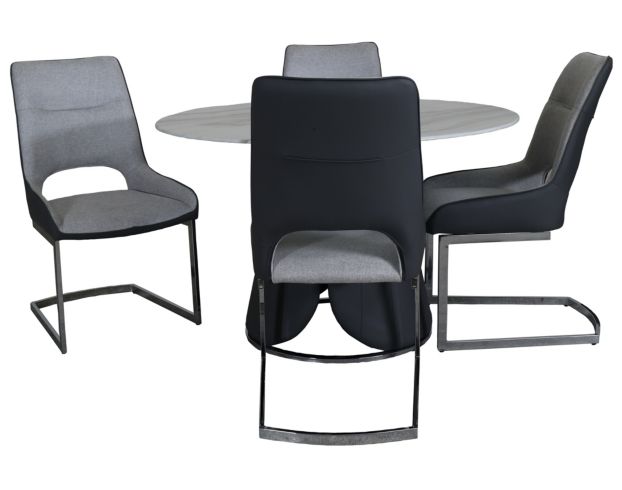 Global 844 Collection Round 5-Piece Dining Set large image number 2